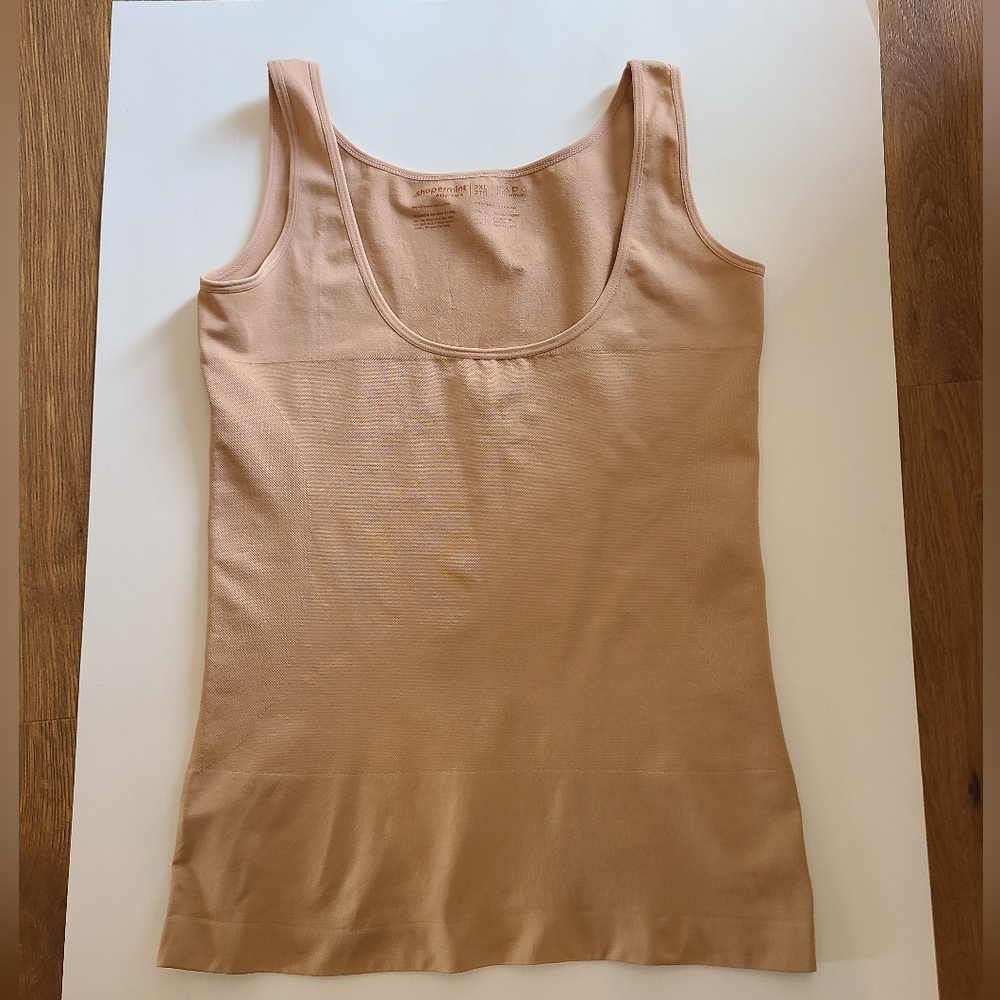 Shapermint Tank Top 2XL Nude Classic Shaping Compression Smoothing